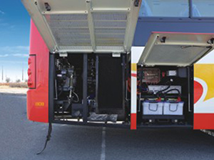 حافلة هجينة بالكهرباء والغاز الطبيعي (2 AMT)، 10\ 12 متر